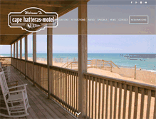 Tablet Screenshot of capehatterasmotel.com